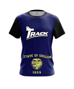 Track Oregon Flag CoolWick Bowling Jersey