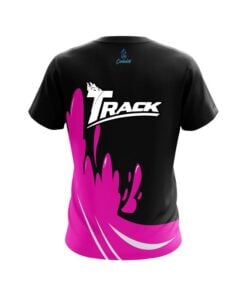 Alternative view of Track Pink Splash CoolWick Bowling Jersey