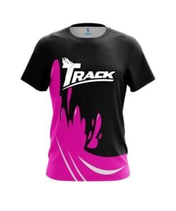 Track Pink Splash CoolWick Bowling Jersey