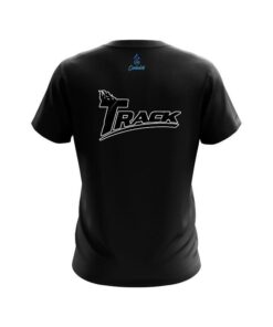 Alternative view of Track Plain Black CoolWick Bowling Jersey