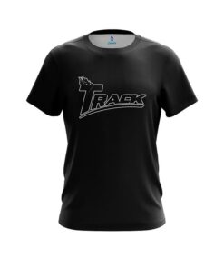 Track Plain Black CoolWick Bowling Jersey