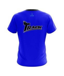 Alternative view of Track Plain Blue CoolWick Bowling Jersey