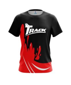 Track Red  Splash CoolWick Bowling Jersey