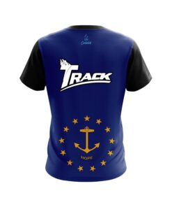Alternative view of Track Rhode Island Flag CoolWick Bowling Jersey