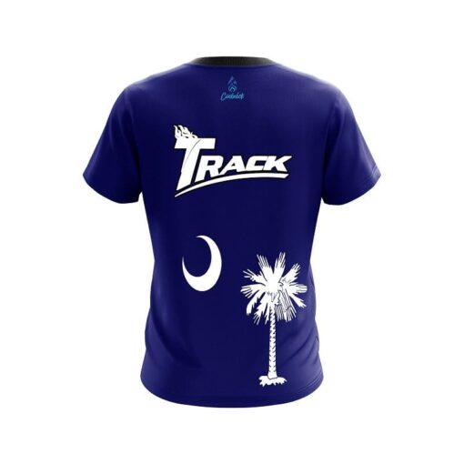 Track South Carolina Flag CoolWick Bowling Jersey - Image 2