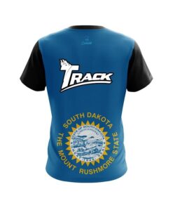Alternative view of Track South Dakota Flag CoolWick Bowling Jersey