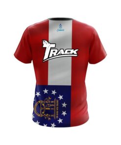 Alternative view of Track Georgia Flag CoolWick Bowling Jersey