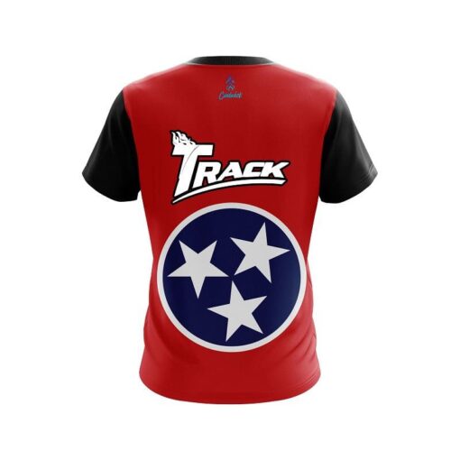 Track Tennessee  Flag CoolWick Bowling Jersey - Image 2