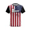 Track USA Flag CoolWick Bowling Jersey