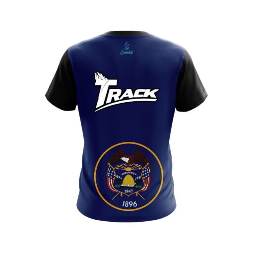 Track Utah Flag CoolWick Bowling Jersey - Image 2