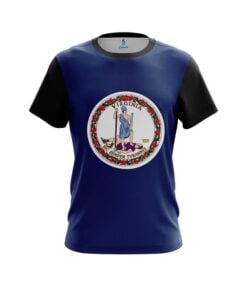 Plain Virginia Flag CoolWick Bowling Jersey