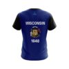 Plain Wisconsin Flag CoolWick Bowling Jersey - Image 2