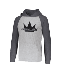 Brunswick Men's Fortera Full-Zip Lightweight Hoodie Bowling Shirt Dri-Fit Black 