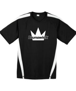 Brunswick Men's Nirvana Performance Crew Bowling Shirt Dri-Fit