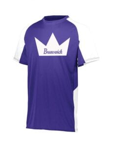 Brunswick Men's Fanatic Performance Jersey Bowling Shirt Dri-Fit Lime 