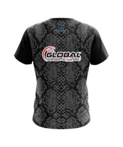Alternative view of 900 Global Snake Skin Black CoolWick Bowling Jersey