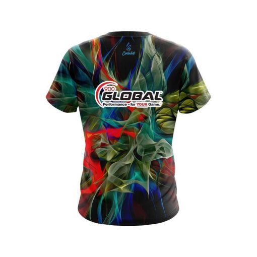 900 Global Color Swirl CoolWick Bowling Jersey - Image 2