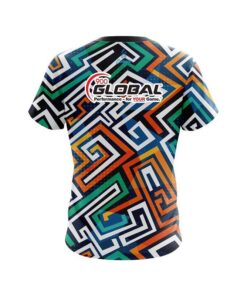 Alternative view of 900 Global Crazy Maze CoolWick Bowling Jersey