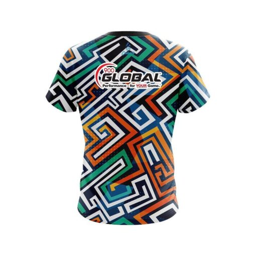 900 Global Crazy Maze CoolWick Bowling Jersey - Image 2