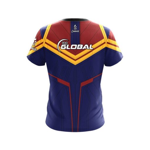 900 Global Super Hero 7 CoolWick Bowling Jersey - Image 2