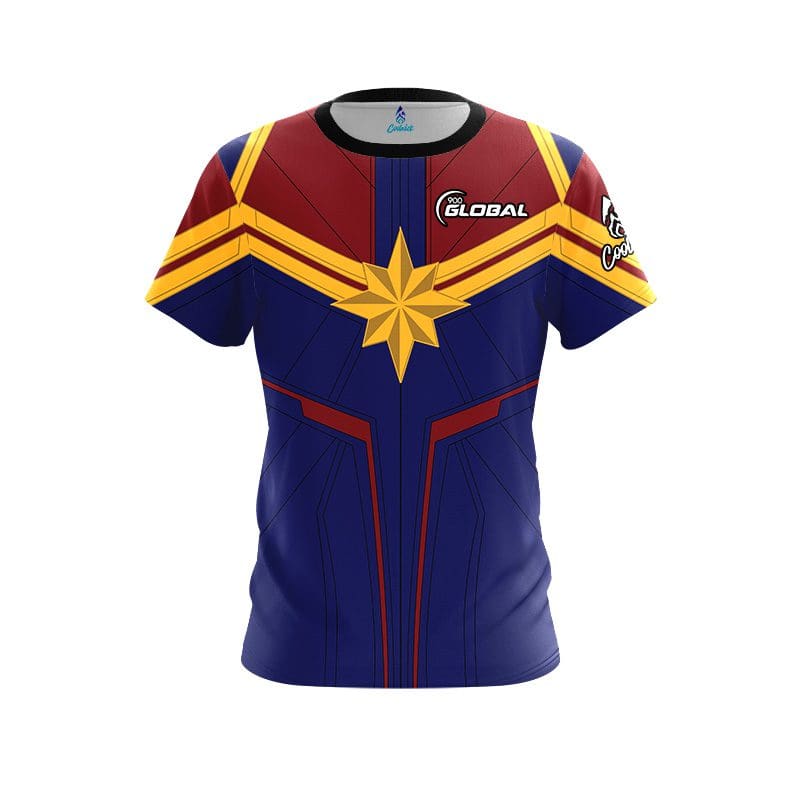 900 Global Super Hero 7 CoolWick Bowling Jersey