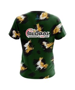 Alternative view of 900 Global Leopard Print CoolWick Bowling Jersey