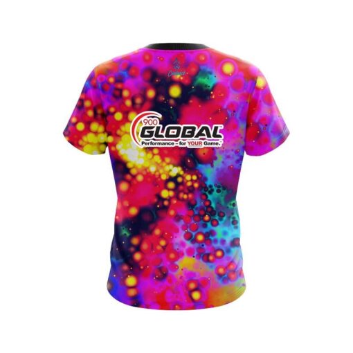 900 Global Melting Colors CoolWick Bowling Jersey - Image 2