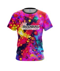 900 Global Melting Colors CoolWick Bowling Jersey