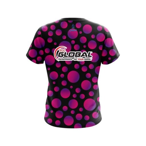 900 Global Neon Bubbles  CoolWick Bowling Jersey - Image 2