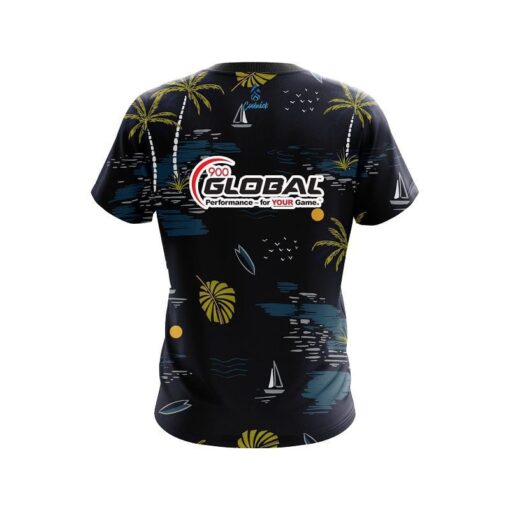 900 Global Paradise Island CoolWick Bowling Jersey - Image 2