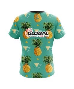 Alternative view of 900 Global Tropical Pineapple CoolWick Bowling Jersey
