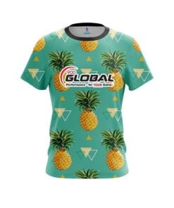 900 Global Tropical Pineapple CoolWick Bowling Jersey