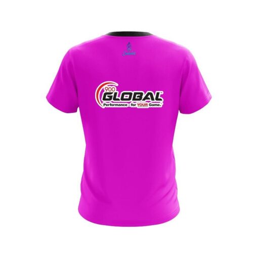 900 Global Pink CoolWick Bowling Jersey - Image 2