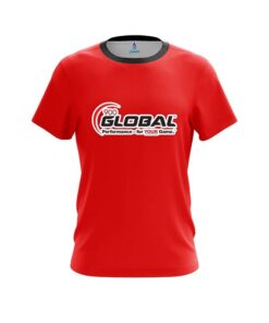 900 Global Red CoolWick Bowling Jersey