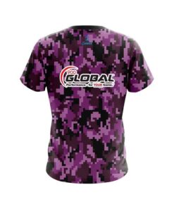 Alternative view of 900 Global Digital Camo Purple CoolWick Bowling Jersey