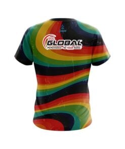 Alternative view of 900 Global Retro Grunge CoolWick Bowling Jersey