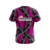 900 Global Rock And Roll Pink Thorns CoolWick Bowling Jersey - Image 2