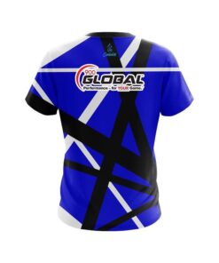 Alternative view of 900 Global Rocker Blue CoolWick Bowling Jersey
