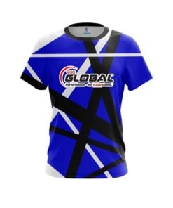 900 Global Rocker Blue CoolWick Bowling Jersey