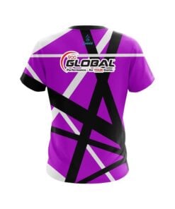 Alternative view of 900 Global Rocker Purple CoolWick Bowling Jersey