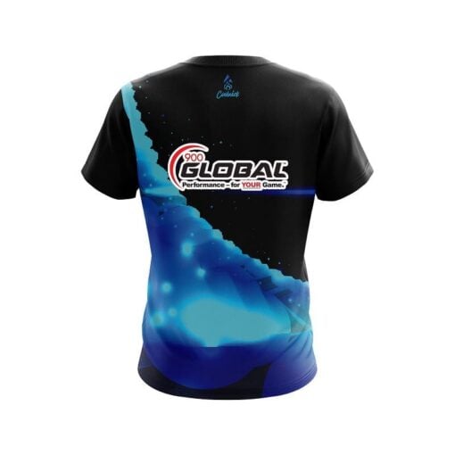 900 Global Space Pixel Mountain CoolWick Bowling Jersey - Image 2