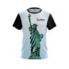 900 Global Statue Of Liberty CoolWick Bowling Jersey