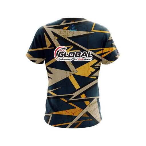 900 Global Triangular Grafitti CoolWick Bowling Jersey - Image 2