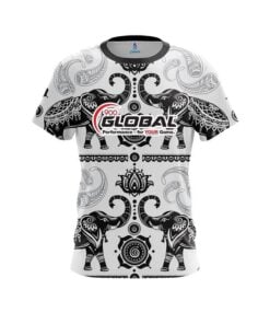 900 Global Tribal Elephants CoolWick Bowling Jersey