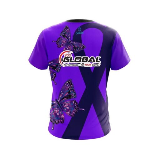 900 Global Lupus Cancer CoolWick Bowling Jersey - Image 2