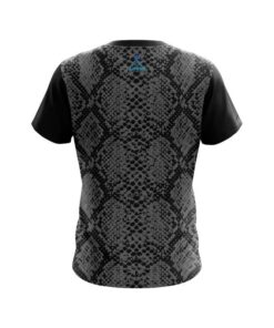 Alternative view of Plain Snake Skin Black CoolWick Bowling Jersey