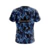 Brunswick Digital Camo Blue CoolWick Bowling Jersey - Image 2