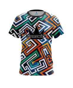 Brunswick Crazy Maze CoolWick Bowling Jersey