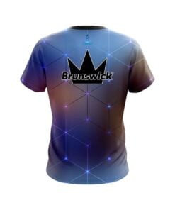 Alternative view of Brunswick Digital Cubes CoolWick Bowling Jersey