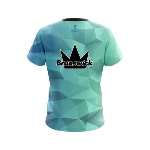 Brunswick Icy Blue CoolWick Bowling Jersey - Image 2